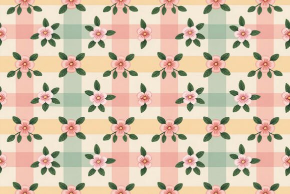 Bringing Cottagecore to Life with Whimsical Floral Wreath Gingham