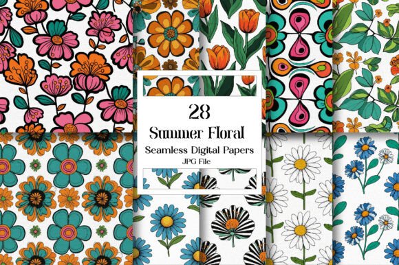Bringing Sunshine to Your Designs with a Summer Floral Seamless Pattern