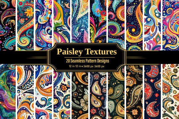 Classic Paisley Ornament Pattern Bundle