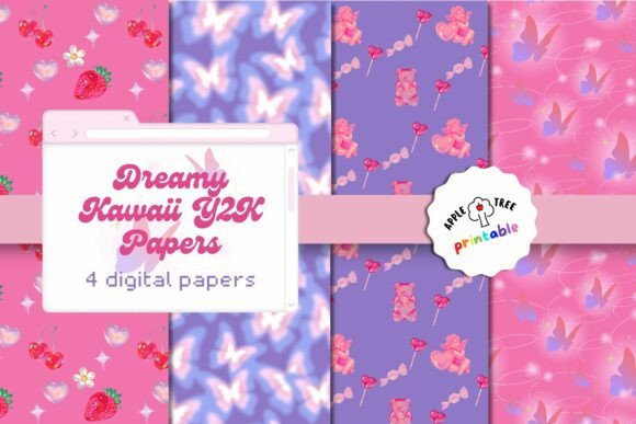 Dreamy Kawaii Y2K Papers