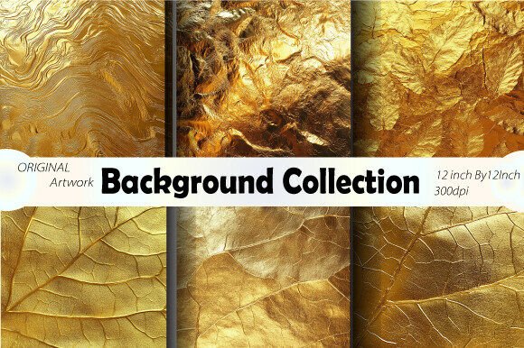 Golden Leaf Seamless Luxury Pattern