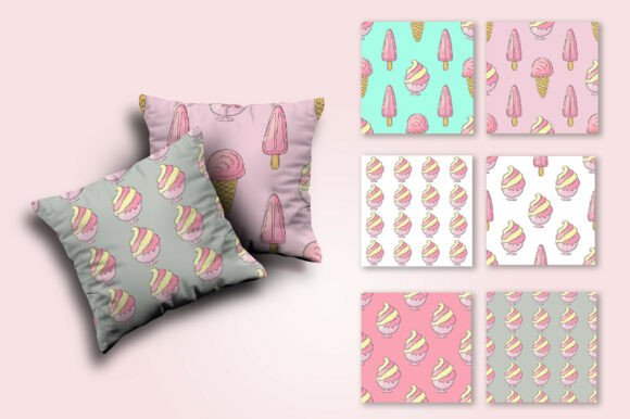 Ice Cream Seamless Pattern: Cute Summer Designs for Creative Projects