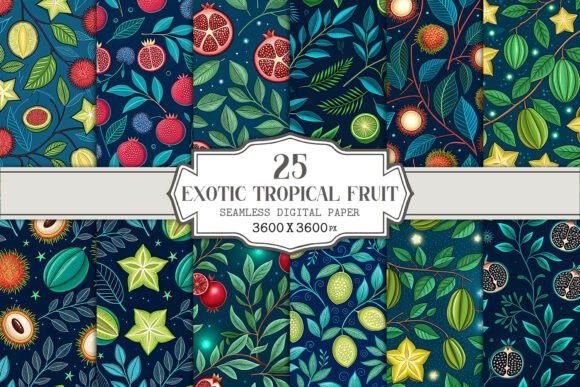 Integrating Exotic Tropical Fruit Seamless Patterns into Professional Creative Workflows