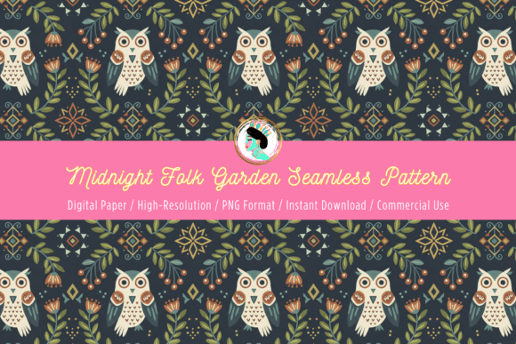 Nordic Folk Seamless Pattern: A Timeless Digital Design for Modern Creativity