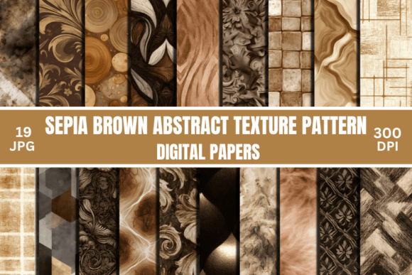 Sepia Brown Abstract Texture Pattern: A Versatile Digital Asset for 2026