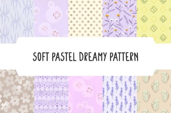 Soft Dreamy Pastel Pattern: A Versatile Addition to Creative Projects