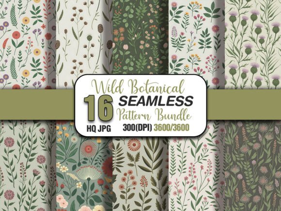 Unlocking the Beauty of Nature: A Guide to Wild Botanical Seamless Patterns