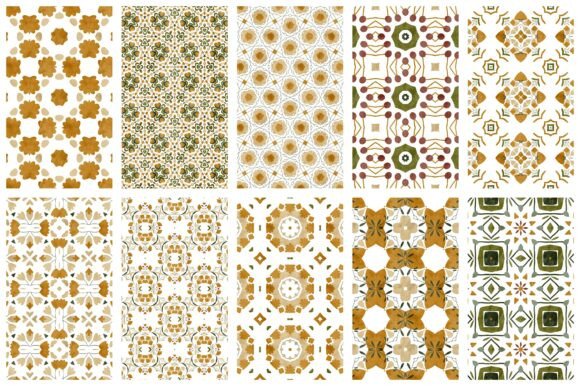 Watercolor Earthy Botanical Set